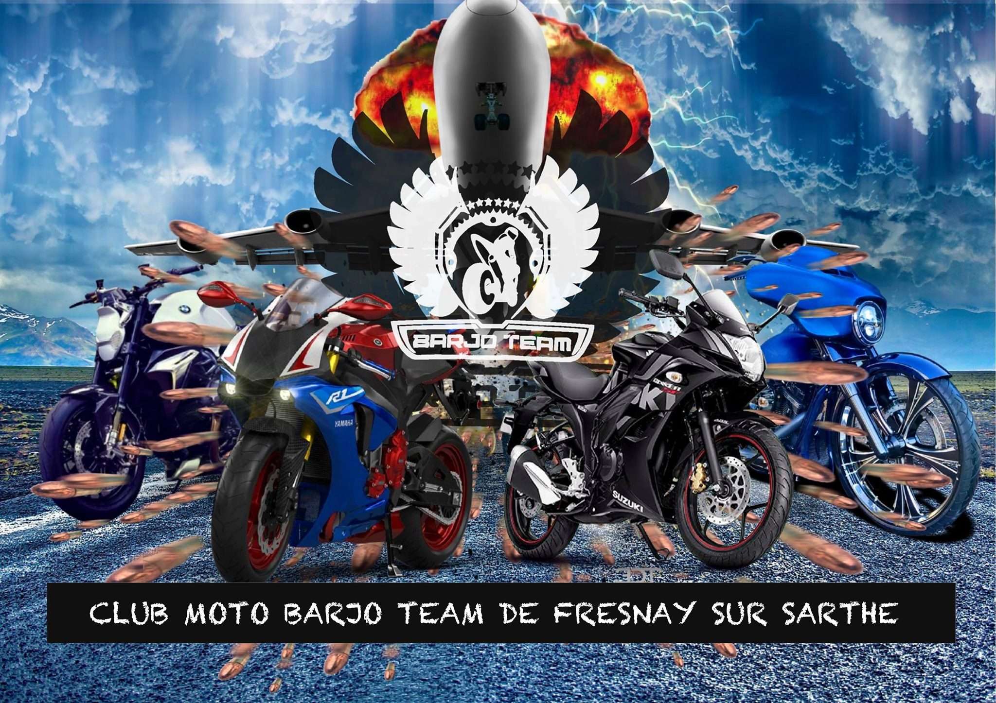 journee de roulage au circuit du luc des membres du club moto retro legende de frejus