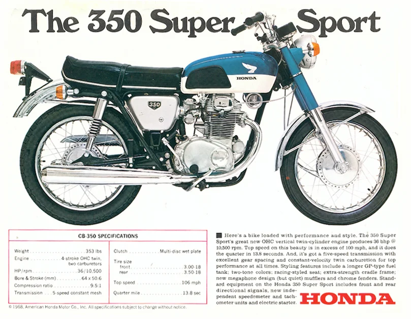 pub honda cb350 k3