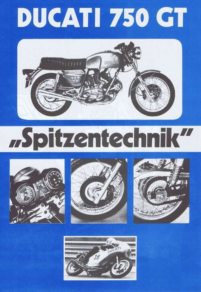 1971 DUCATI 750GT publicite