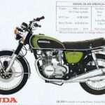 Honda CB500 four 1972 verte