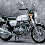 honda cb350 four grise