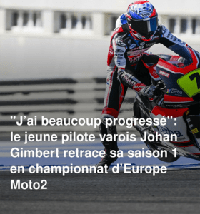 johan GIMBERT en moto 2