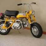 honda monkey jaune et blanc de retrolegende a frejus