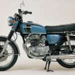 honda cb 250 bleue