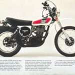 yamaha 500 xt blanc et rouge