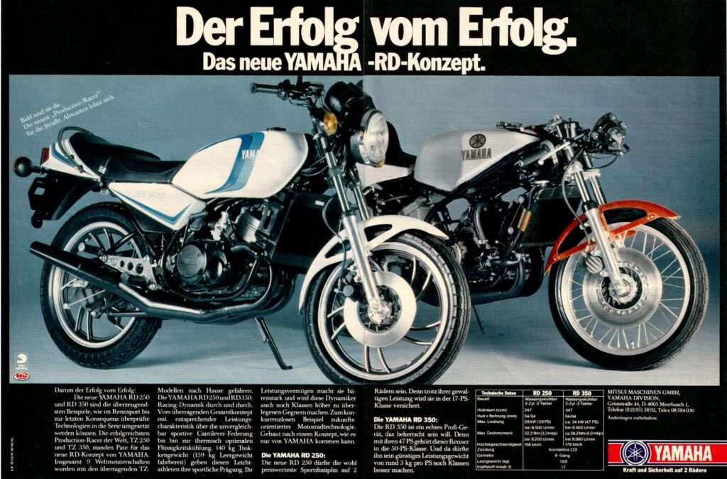 RD350LC publicite allemande