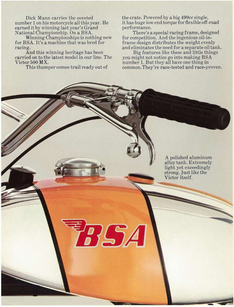 publicite BSA B50