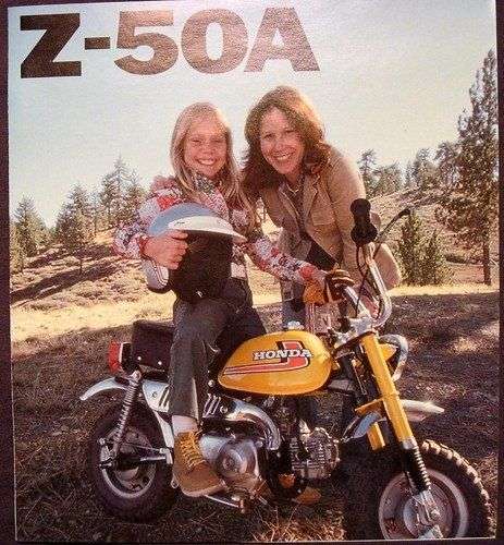 pub honda z50 jaune