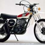 yamaha 500 xt blanche et rouge