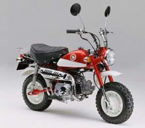 honda monkey z50a d un membre du moto club de freju